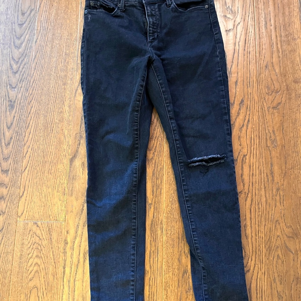 Banana Republic Dark‎ Blue high rise Skinny Jeans